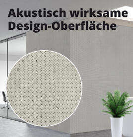 Acoustic-CompactBoard LB - mit echter Beton Oberfläche
