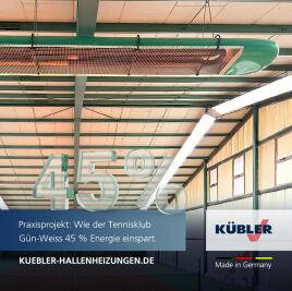 Praxisprojekt: Wie der Tennisklub Gün-Weiss 45 % Energie einspart