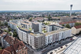 Die Eberhardshöfe in Nürnberg.
