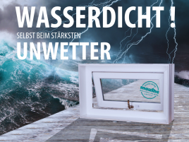 Schützen Sie Ihr Zuhause mit unseren Hochwasserschutzfenstern!