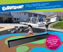 🆕 PlayPro™ Fallschutzlippe ab sofort auch für alle Kids Tramp Tracks erhältlich!