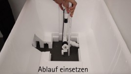 Montage Wannenträger