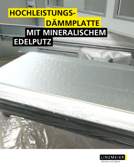 Unsere Hochleistungsdämmstoffe mit mineralischen Edelputz