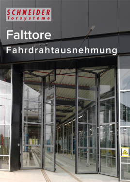 𝐒𝐂𝐇𝐍𝐄𝐈𝐃𝐄𝐑 - Spezialist für Tore in Bahnhöfe, Remisen und Depots mit Fahrdrahtausnehmung!