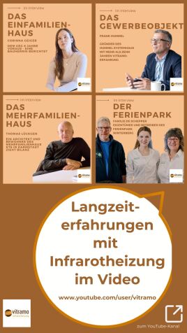 Infrarotheizung - unsere Projekte im Video