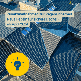 Zusatzmaßnahmen zur Regensicherheit