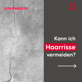 Haarrisse im Beton