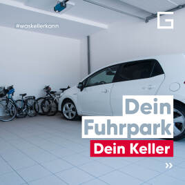 Keller schafft Platz in der Garage