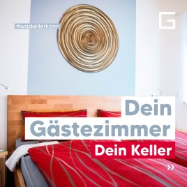 Gästezimmer im Keller