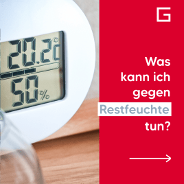 Restfeuchte im Keller
