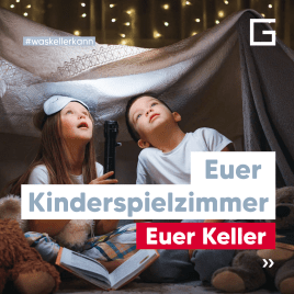 Kinderspielzimmer im Keller