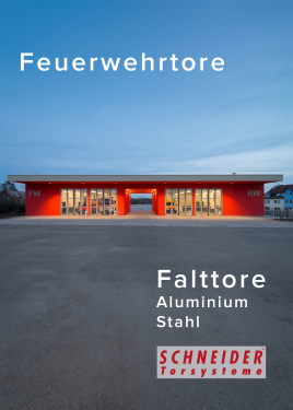 SCHNEIDER Falttore mit viel Echtglas - Feuerwehr und Rettung Waltersleben - Perfekte Harmonie zwischen Funktionalität und Design