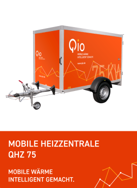 Qio QHZ 75: Kompakte mobile Heizzentralen