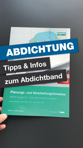 Hinweise und Tipps zur Abdichtung mit Aquaproof