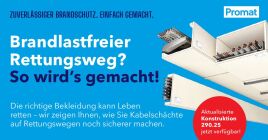 Brandlastfreie Rettungswege