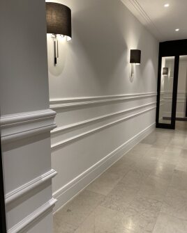 Elegante Wandgestaltung