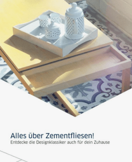 ZEMENTFLIESEN-TRENDIGES VINTAGEDESIGN