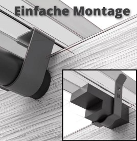 Schnelle und einfache Montage an Raster-Systemdecken