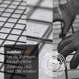 Zulassung (abZ) für nichtmetallische Bewehrung
