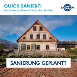 SANIERUNG: Bestehendes bewahren, erhalten und aufwerten.