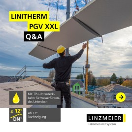 LINITHERM PGV XXL – bis zu 12m lange Dämmplatten