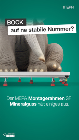 Montagesystem für Mineralgusswannen