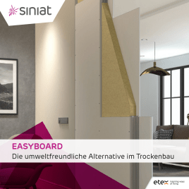 Easyboard: Die richtige Gipsplatte für nachhaltiges Bauen