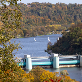 Mehr als nur Beton - Stauwehr am Baldeneysee