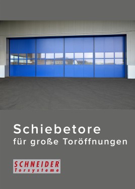 SCHNEIDER Schiebetore - Individuell auch für Fassaden