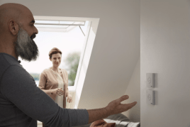 Funk-Wandschalter KLI für automatische VELUX Produkte