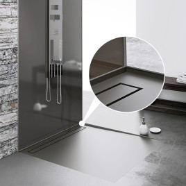 Aufkantung aus Mineralwerkstoff