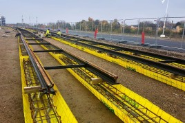 So geht‘s: Fundamente für Straßenbahngleise auf sandigen Böden