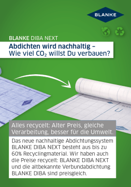 🌱 Jetzt nachhaltig abdichten mit BLANKE DIBA NEXT ♻️