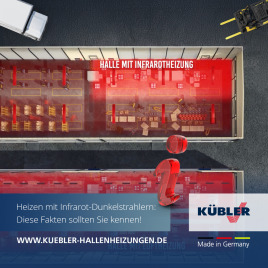Heizen mit Infrarot-Dunkelstrahlern: Diese Fakten sollten Sie kennen!