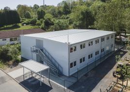 Flüchtlingsunterkunft in modularer Bauweise