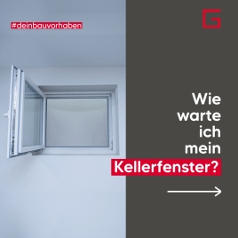 Wartung Kellerfenster