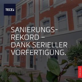 Sanierungsrekord in der Nebensaison – dank serieller Vorfertigung