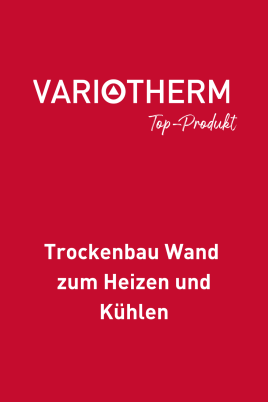 🔥 Das Top-Produkt des Monats: Die Trockenbau Wand zum Heizen und Kühlen! 🧊
