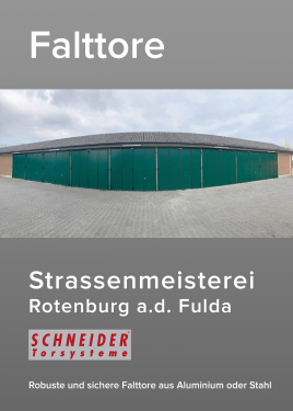 🚧 Optimale Torlösung für Strassenmeistereien: Das Falttor AL602F Robust 🚧