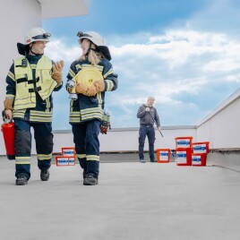 Flachdächer abdichten? Aber brandsicher!