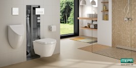 Innovatives Air WC zur Direktabsaugung von Gerüchen durch das Spülrohr