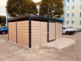 Carport als Einhausung