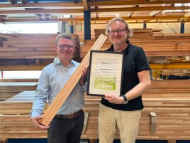 „Holz von hier“-Zertifikat für Gaulhofer