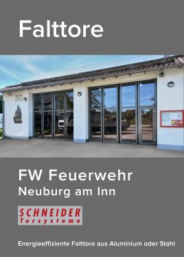 🚒 Schnelleinsatzbereit: Falttore mit Feuerwehr-Öffnungsautomatik für die FW Neuburg am Inn