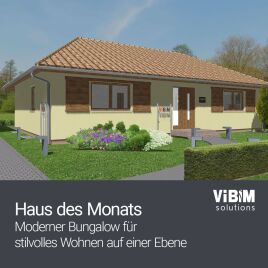 🏡 Haus des Monats – Moderner Bungalow für stilvolles Wohnen auf einer Ebene 🌟