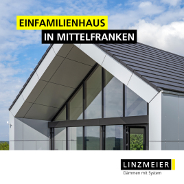 Neubau eines Einfamilienhauses im Nürnberger Land.