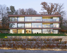 Moderne Glasfassade