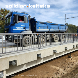 Vorgespannte Carbonbetonbrücke