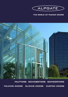 Schiebetoranlage mit gewölbtem Glas – Perfektion für moderne Architektur