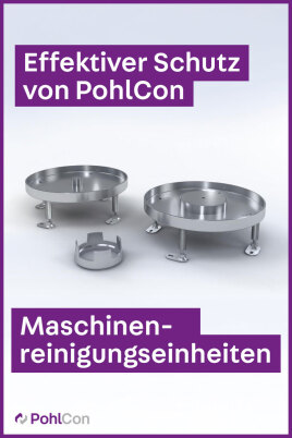 Effektiver Schutz durch Maschinenreinigungseinheiten